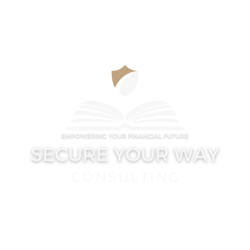 Secure Your Way Consulting Logo B&W